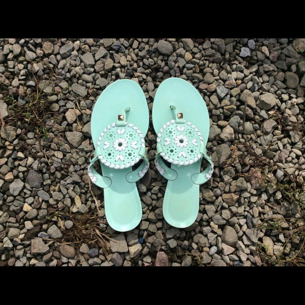 Girls Jack Rogers flip flops